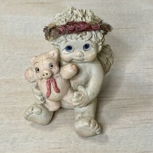 Vintage Dreamsicles "This Little Piggy" 1996 Cherub Angel Figurine 10016